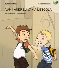 Portada de Ivan i Andreu van a l'escola