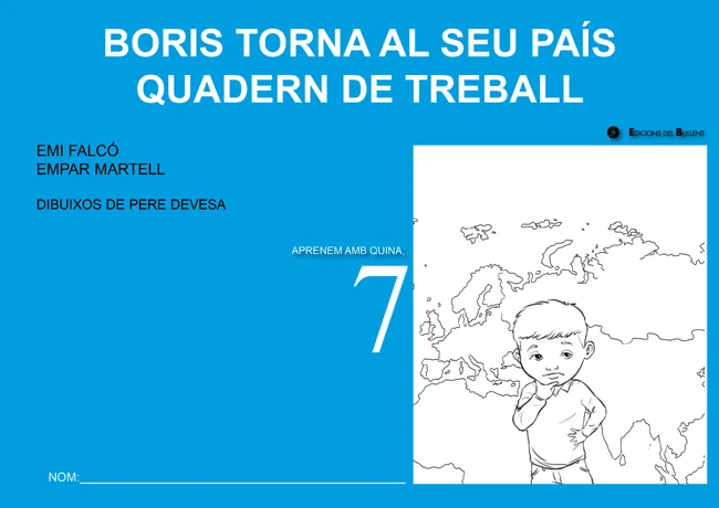 Portada de Boris torna al seu país. Quadern de treball