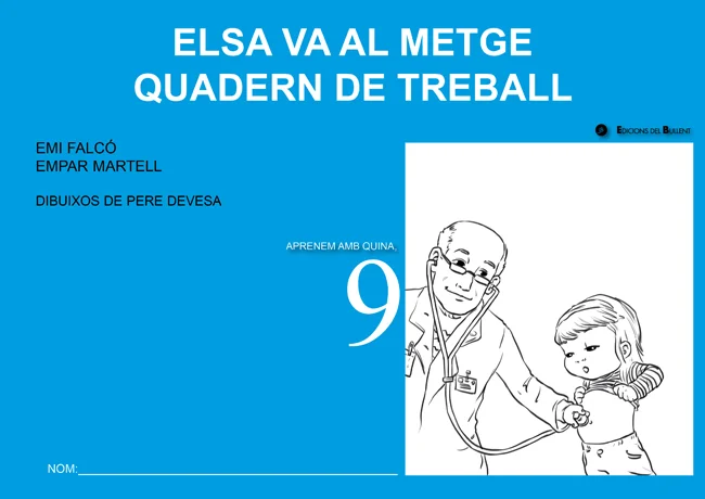 Portada de Elsa va al metge. Quadern de treball