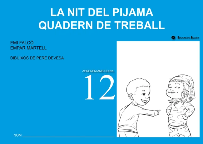 Portada de La nit del pijama. Quadern de treball
