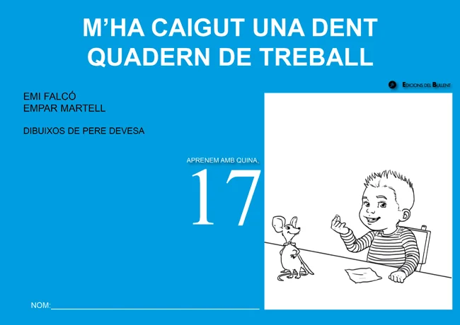 Portada de M'ha caigut una dent. Quadern de treball