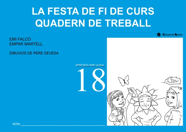 Portada de La festa de fi de curs. Quadern de treball