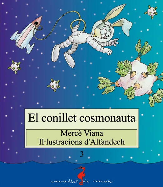 Portada de El conillet cosmonauta (color)