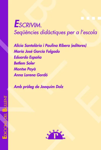 Portada de Escrivim. Seqüències didàctiques per a l'escola