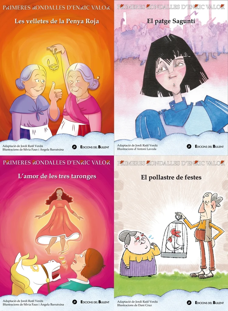 Portada de Primeres Rondalles d'Enric Valor (17 al 20)
