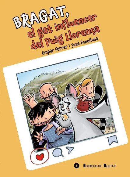 Portada de Bragat, el gat influencer del Puig Llorença