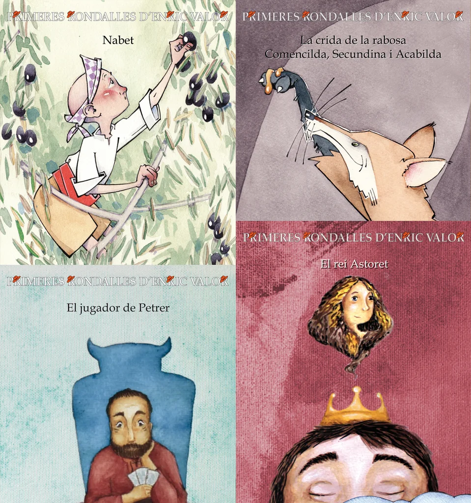 Portada de Primeres Rondalles d'Enric Valor (5 al 8)
